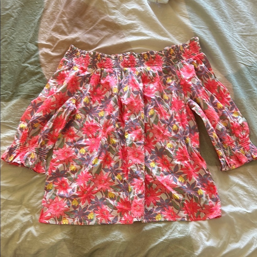 Floral Off-Shoulder Skirt